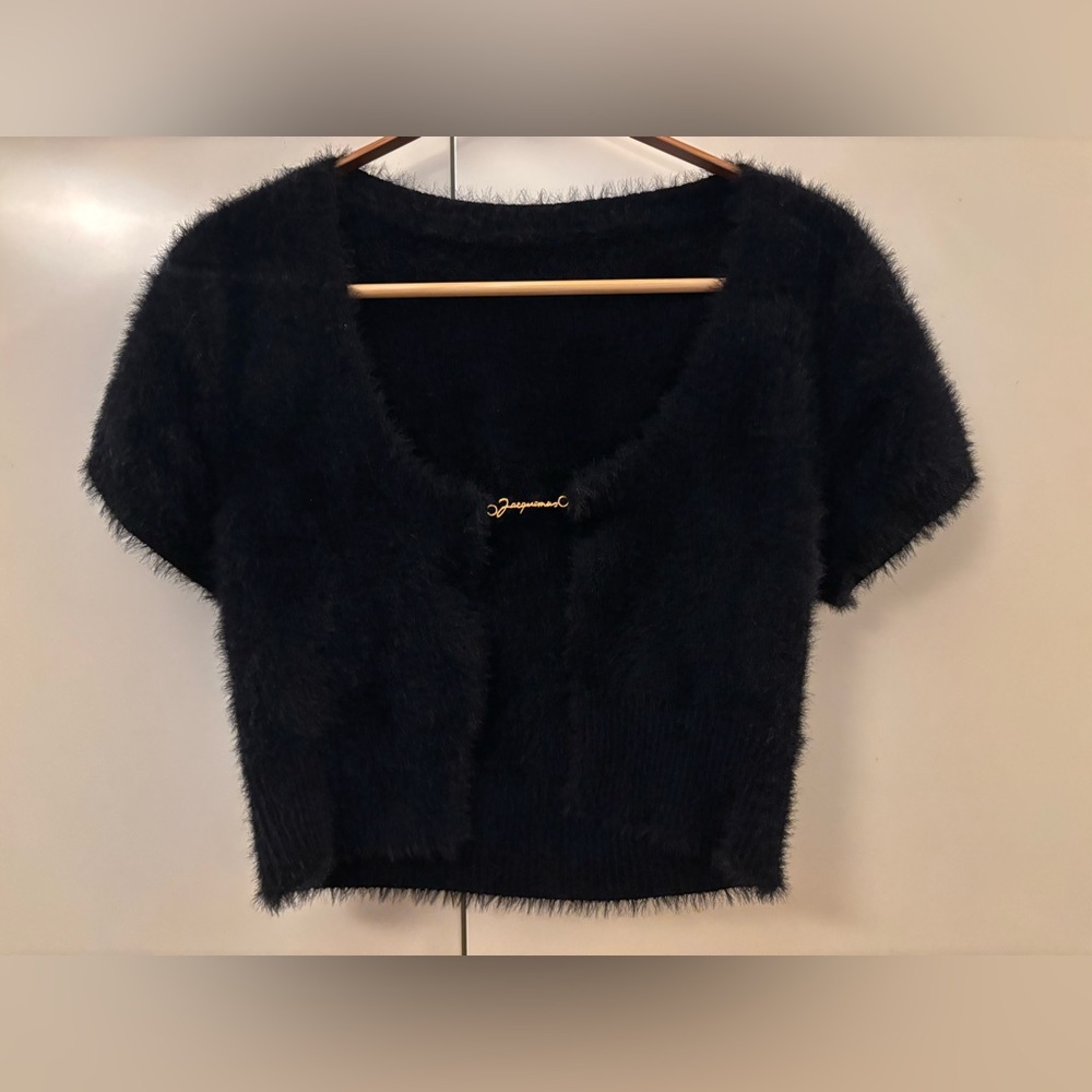 Jacquemus La Maillé Neve Cropped Cardigan